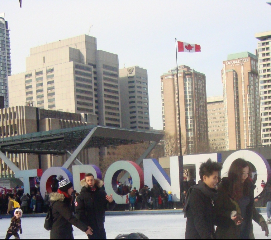 Pista de patinação - City Hall - Toronto - Canadá
